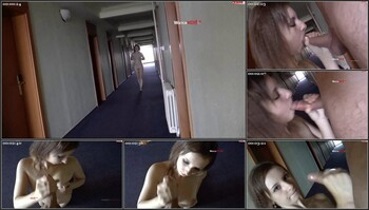 ehrlich18 Blowjob auf dem Hotelflur