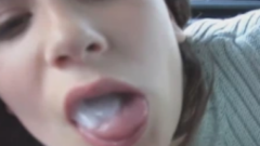 Czech girl expose her tight pussy for money and get fucked in a car!